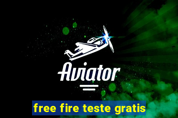 free fire teste gratis